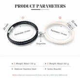Custom Couples Magnetic Bracelets with Names